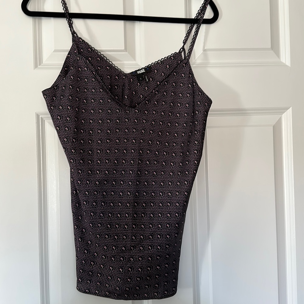 Paige Geometric Tank Top Adjustable